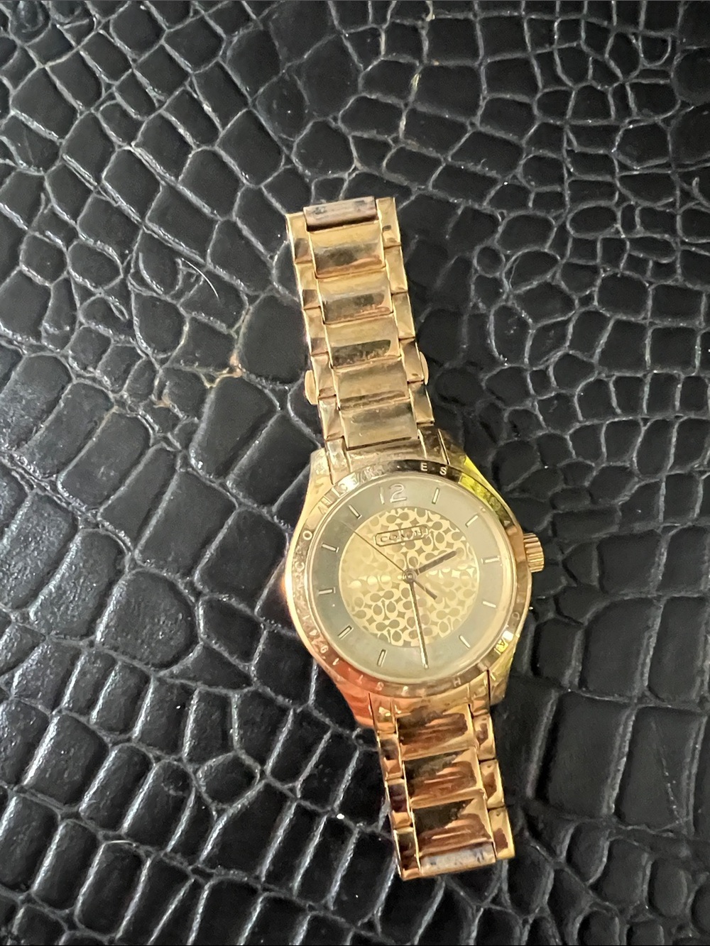 Coach gold Bracelet watch